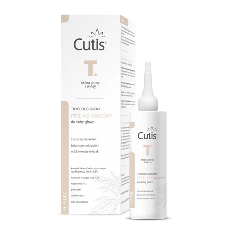 Cutis T.-TRYCHOLOGICZNY PEELING kwasowy do skóry głowy 100 ml