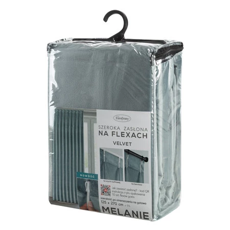 Zasłona ZAS/MELANIE/SRE 125X270 FLEX
