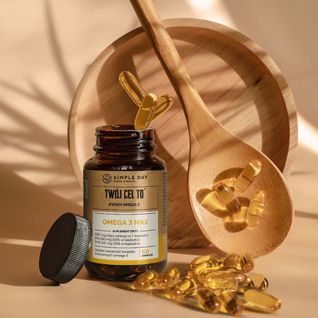 Twój Cel To Omega 3 MAX wsparcie dla serca, mózgu i wzroku 60 kaps.