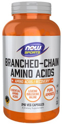 Now Foods BCAA Aminokwasy 240 kaps. vege