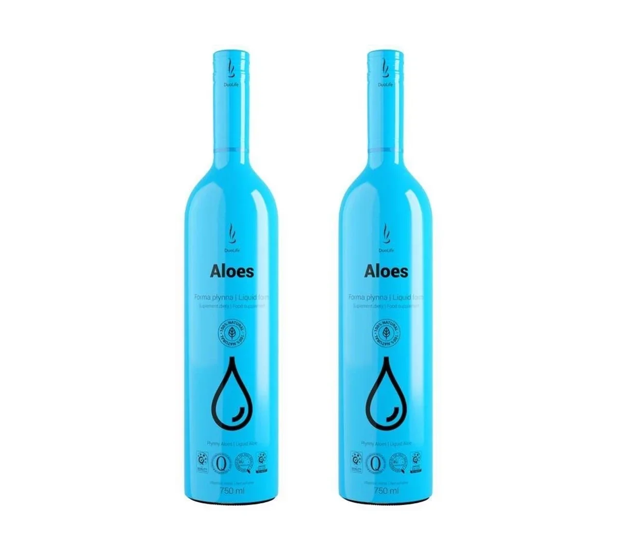 Zestaw: 2x DuoLife - Aloes w płynie - 750ml - Nabea.pl