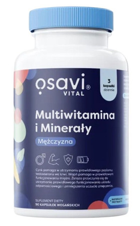 Osavi Multiwitamina i Minerały Mężczyzna 90 kaps.