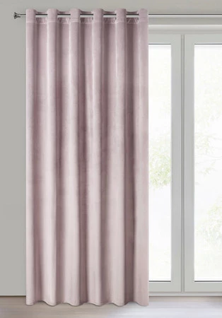 ZASŁONA GOTOWA MELANIE 215 X 250 CM PUDROWY RÓŻ