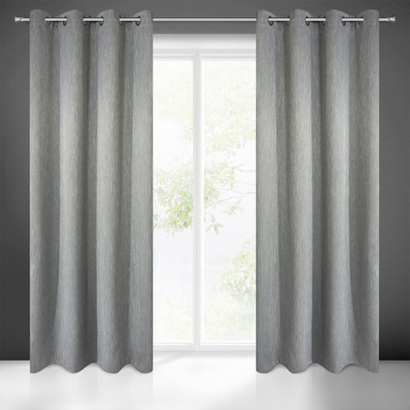 ZASŁONA GOTOWA ROSSIE 135 X 250 CM STALOWY
