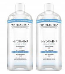 Dermedic HYDRAIN DUOPACK płyn micelarny 500 ml + 500 ml za 50% ceny