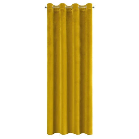 ZASŁONA GOTOWA SAMANTA 140 X 250 CM MUSZTARDOWY