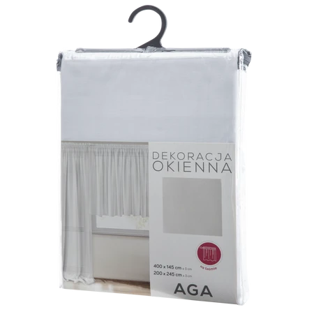 FIRANA GOTOWA AGA-4 200X245 BIAŁY