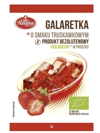Amylon − Galaretka o smaku truskawkowym bezgl. − 40 g