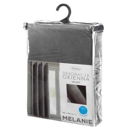 ZASŁONA GOTOWA MELANIE 140 X 250 CM STALOWY