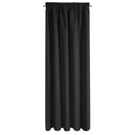 ZASŁONA GOTOWA LOGAN NA TAŚMIE 135 X 270 CM CZARNY
