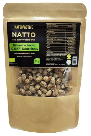 NATTO CHRUPKI Z NATTO LIOFILIZOWANE BEZGLUTENOWE BIO 20 g