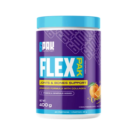 6PAK FLEX PAK 400g JAR ORANGE