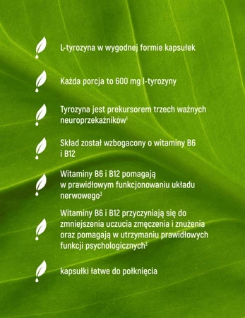 Essensey L-Tyrozyna + Neuro Formula Aminokwasy 90 kaps.