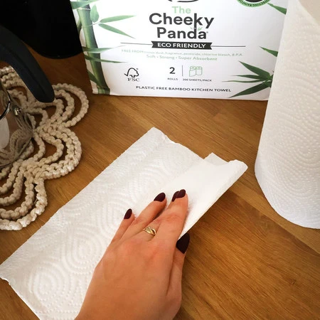 Cheeky Panda, Ręcznik papierowy, 200 listków (2 rolki po 100 listków)