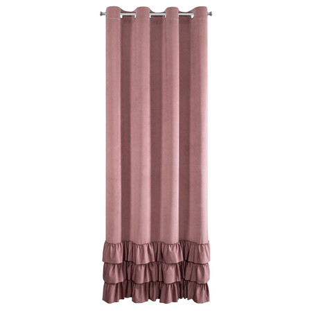 ZASŁONA GOTOWA MEGI 140 X 250 CM CIEMNORÓŻOWY