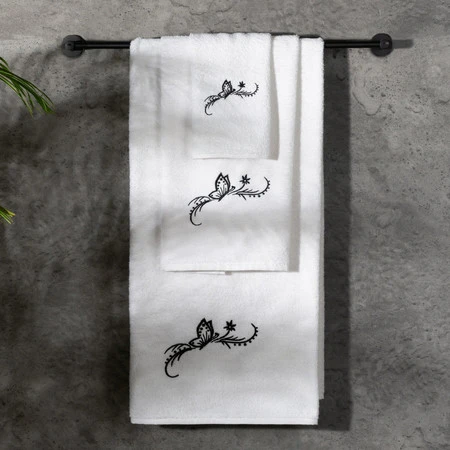 Komplet Ręczników 3 56 x 36 x 7 cm, Biały