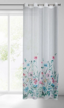 ZASŁONA GOTOWA LILIAN 140 X 250 CM BIAŁY