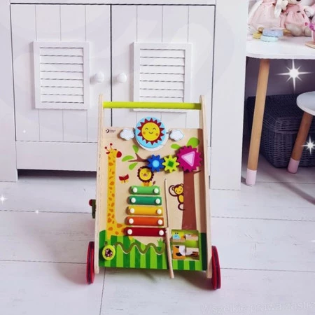 Chodzik Pchacz Wielofunkcyjny Drewniany Classic World