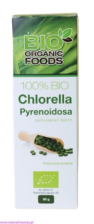 BIO ORGANIC FOOD 100% BIO Chlorella Pyrenoidosa