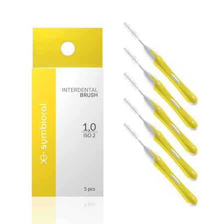SYMBIORAL INTERDENTAL BRUSH 1,0MM 5szt. ISO 2