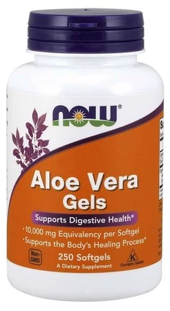 Aloe Vera Gels - Aloes koncentrat z Liści Aloesu 200:1 (250 kaps.)