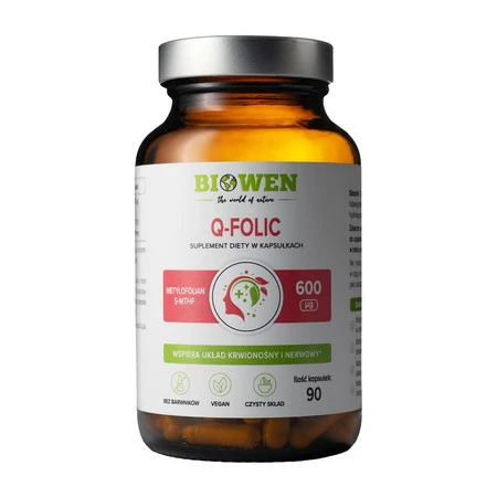 Q-FOLIC 90 KAPSUŁEK - HEMPKING (BIOWEN)