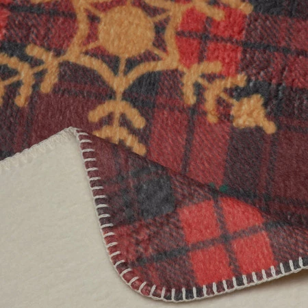 KOC ŚWIĄTECZNY CHERRY 200 X 220 CM CZERWONY