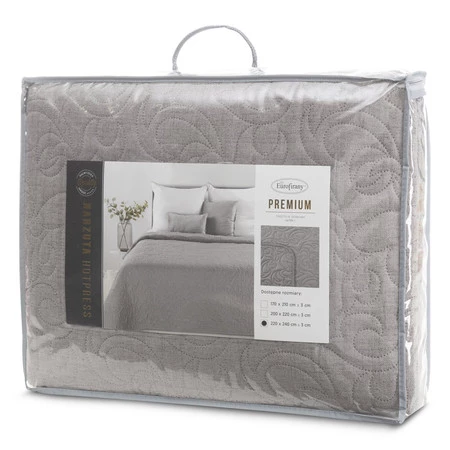 NARZUTA LEN 4 220 X 240 CM POPIELATY