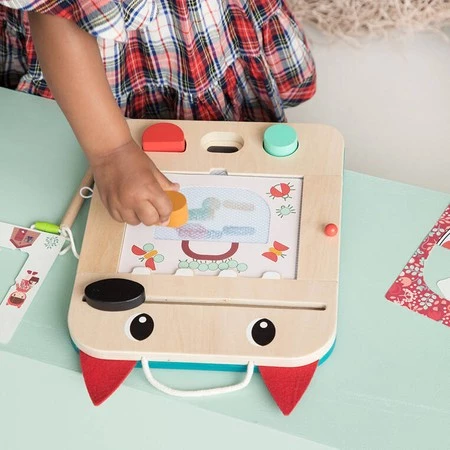 LILLIPUTIENS Drewniana tablica – znikopis Wilk Louis 2 lata+