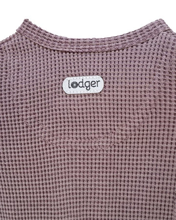 Lodger dwuczęściowa piżamka bawełniana wrzosowa Ciumbelle Rose r. 74