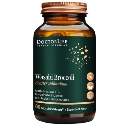 Doctor Life Wasabi Broccoli  na wsparcie odporności 60 kaps.