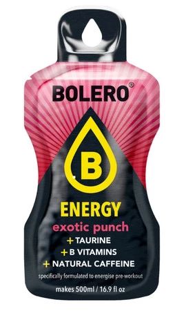 Bolero Energy Egzotyczne Owoce 14g napój ze stewią w proszku bez cukru