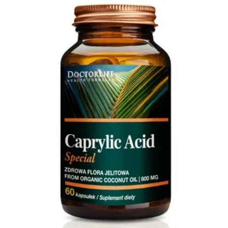 Doctor Life Caprylic Acid Special kwas kaprylowy 800mg - 60 kaps.