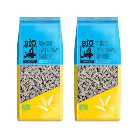 Zestaw 2x MAKARON (ŻYTNI RAZOWY) ŚWIDERKI BIO 400 g - BIO PLANET