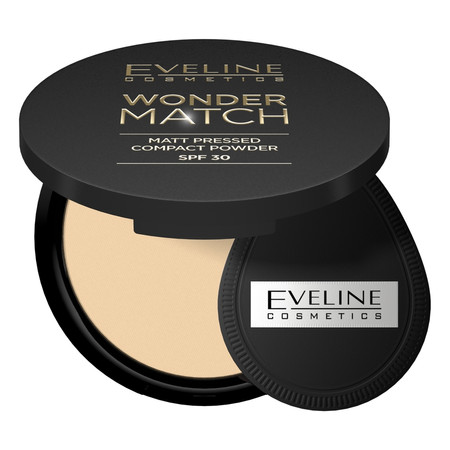 Wonder Match matowy puder prasowany z filtrem ochronnym SPF30 02 Medium Beige 8g