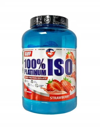 MLO Hard Body 100% Platinum Iso smak Strawberry  2000g