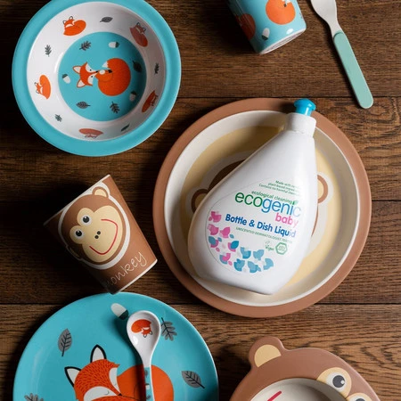 Ecogenic Baby, Płyn do mycia butelek, smoczków i zabawek, bezzapachowy, 500 ml