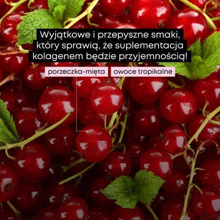 SUPERSONIC Collagen Beauty Drink 185g (25 porcji) smak porzeczka - mięta