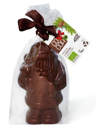 COCOA MIKOŁAJ Z CIEMNEJ CZEKOLADY BIO 75g