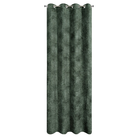 ZASŁONA GOTOWA ALETA 135 X 250 CM CIEMNOZIELONY