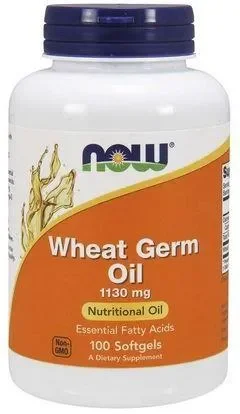 NOW FOODS Wheat Germ Oil - Olej z kiełków pszenicy (100 kaps.)