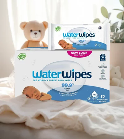 WaterWipes BIO - Chusteczki nawilżane wodne - 12x60szt.