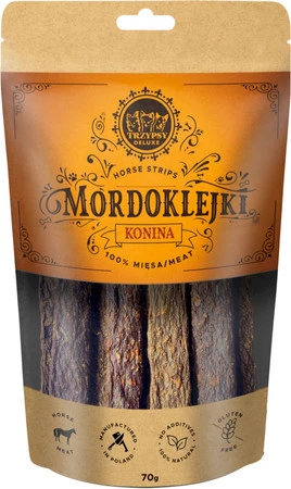 HAPPY SNACKY TRZYPSY Mordoklejki Konina 70g