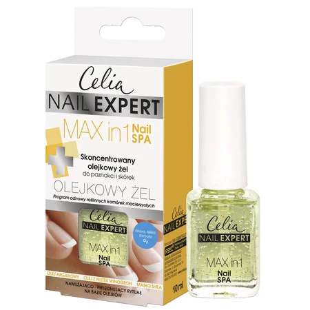 Nail Expert Max In 1 Nail SPA skoncentrowany olejkowy żel do paznokci i skórek 10ml