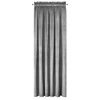ZASŁONA GOTOWA PIERRE NA TAŚMIE 140 X 300 CM SZARY