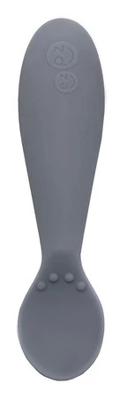 EZPZ Komplet pierwszych naczyń silikonowych First Foods Set szary