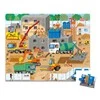 Janod Puzzle w walizce Plac budowy 36 elementów 4+ Made in France