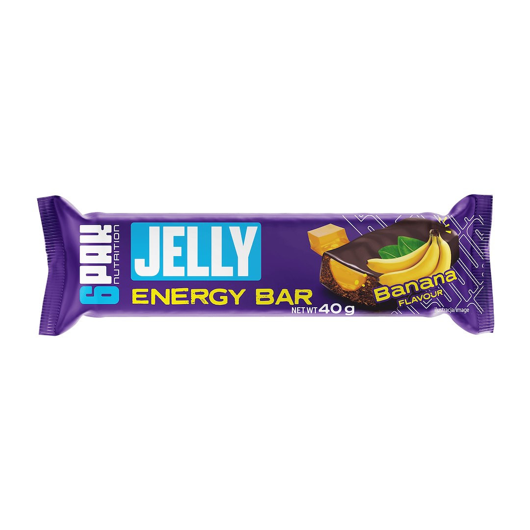 6PAK JELLY ENERGY BAR 40g BANANA - Nabea.pl