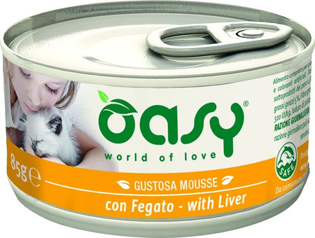 OASY Cat Caprice Mousse Kot Liver Wątróbka 85g