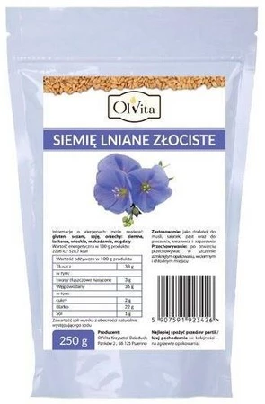 Olvita Siemię Lniane Złociste 250G